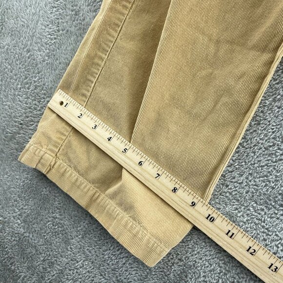 Bonobos Mens Athletic Boot Corduroy Pants 35/32 Beige 100% Cotton 5813 - Picture 9 of 11